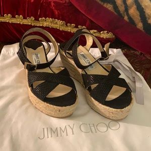 Jimmy choo Pepper wedges NEW